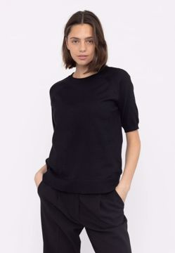 SRMarla SS o-neck Black Soft Rebels