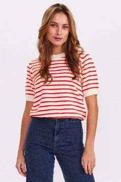NUNICOLE Pullover Cherry Tomato Nümph